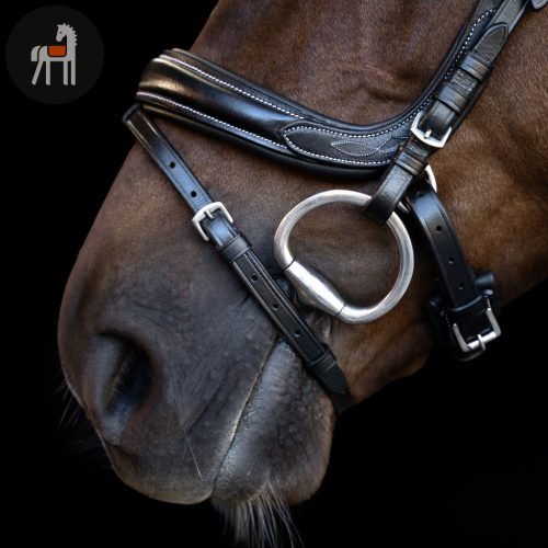 Imperial Riding Kantár Ívelt Angol Kantár, fekete