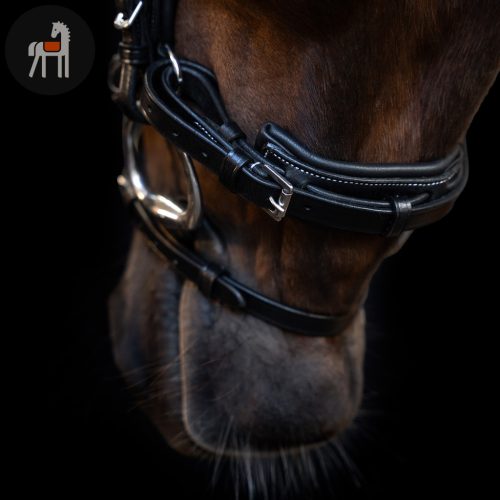 Imperial Riding Kantár Ívelt Angol Kantár, fekete
