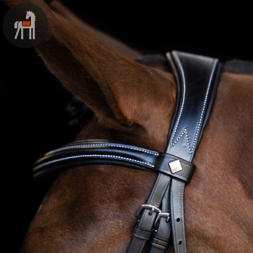 Imperial Riding Kantár Ívelt Angol Kantár, fekete