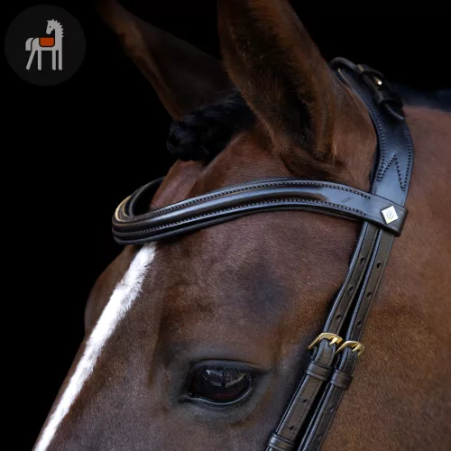 Imperial Riding Ergonomic Kantár, sötétbarna