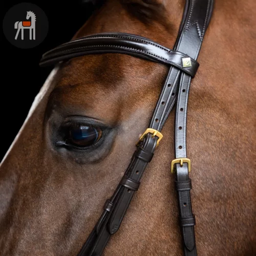 Imperial Riding English Sleek Kantár, sötétbarna