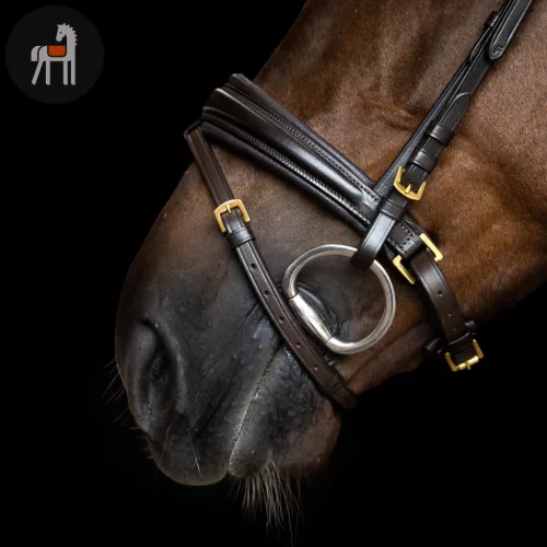 Imperial Riding English Sleek Kantár, sötétbarna
