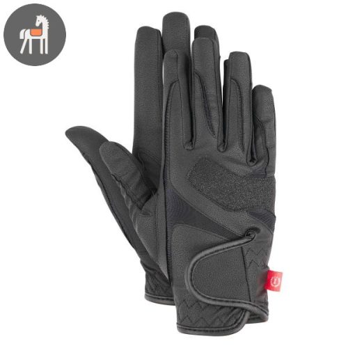 Imperial Riding Kesztyű IRH Bright Day, fekete