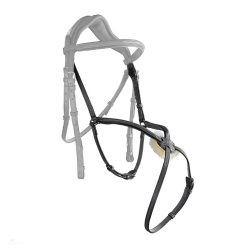 CWD Raised Figure 8 Hímzett Orrszíj, fekete