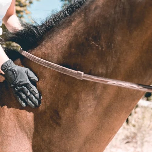 CWD Raised Hímzett Gumis Contact Szár, fekete