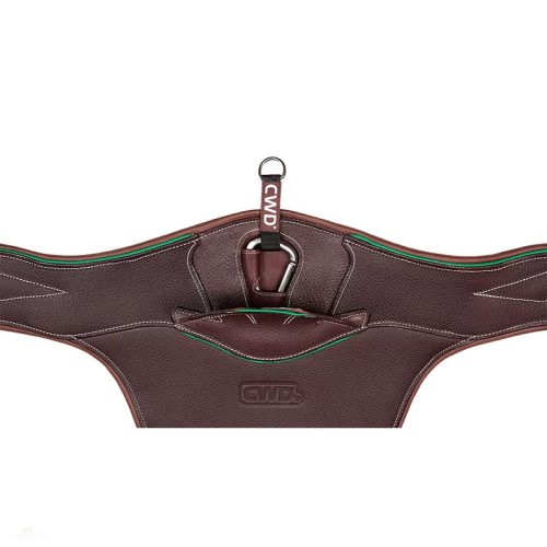 CWD Anatómiai Mademoiselle Hasvédős Heveder, sötétbarna-emerald