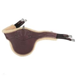 CWD Bárányszőrmés Hasvédős Heveder, sötétbarna