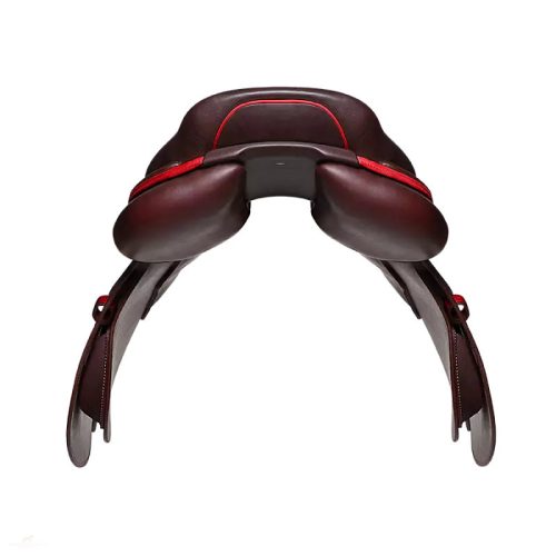 CWD Classic, sötétbarna-piros, nyereg