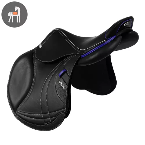 CWD 2Gs Mademoiselle, fekete-kék, nyereg