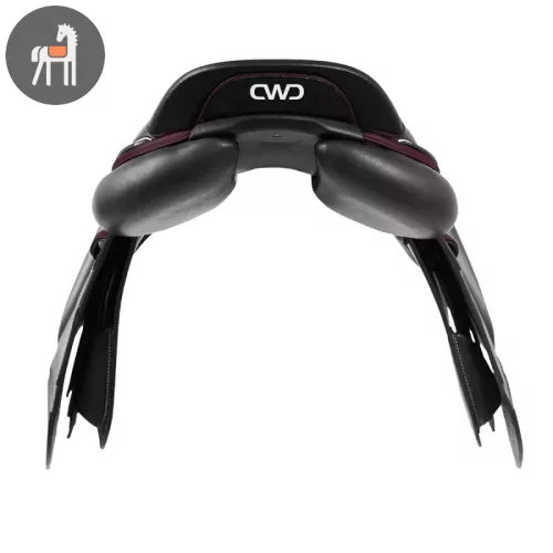 CWD 2Gs Mademoiselle, fekete-burgundy, nyereg