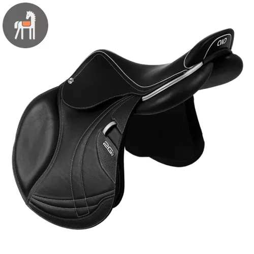 CWD 2Gs Mademoiselle, fekete-ezüst, nyereg