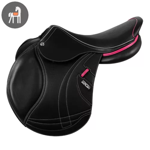 CWD 2Gs Mademoiselle, fekete-fuchsia, nyereg