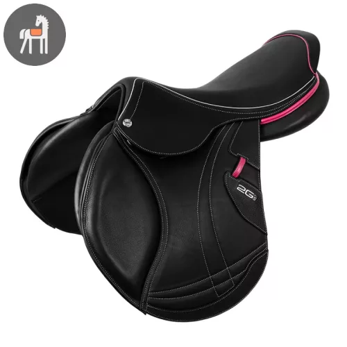CWD 2Gs Mademoiselle, fekete-fuchsia, nyereg