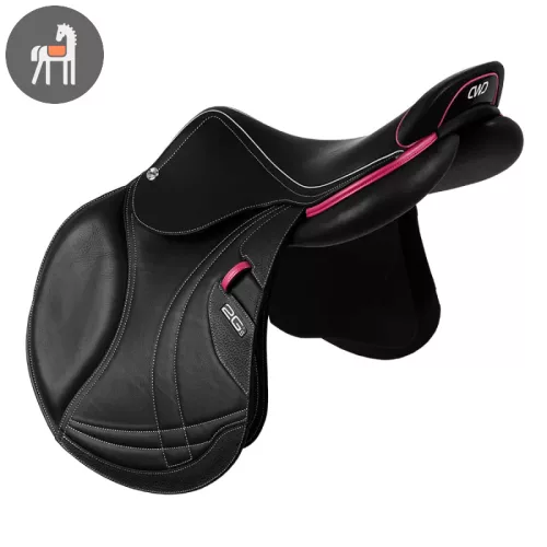 CWD 2Gs Mademoiselle, fekete-fuchsia, nyereg