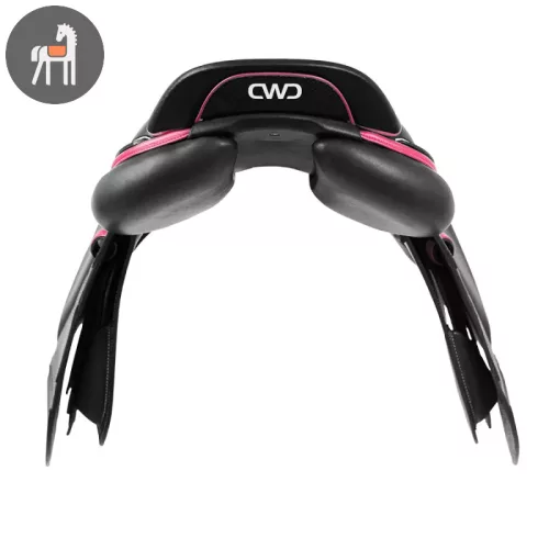 CWD 2Gs Mademoiselle, fekete-fuchsia, nyereg