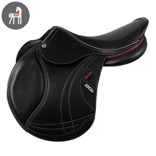 CWD 2Gs Mademoiselle, fekete-lila, nyereg