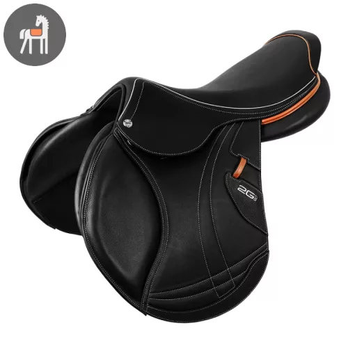 CWD 2Gs Mademoiselle, fekete-narancssárga, nyereg