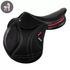 CWD 2Gs Mademoiselle, fekete-piros, nyereg