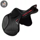 CWD 2Gs Mademoiselle, fekete-piros, nyereg