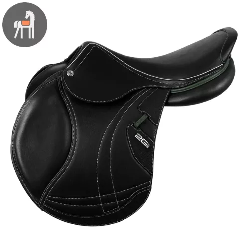 CWD 2Gs Mademoiselle, fekete-sötétzöld, nyereg