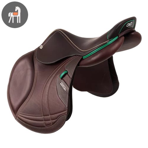 CWD 2Gs Mademoiselle, sötétbarna-emerald, nyereg