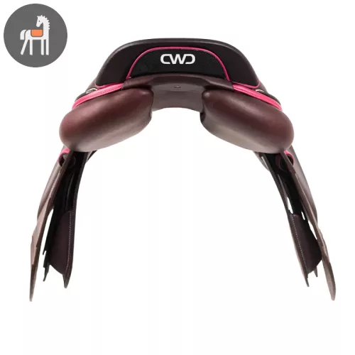 CWD 2Gs Mademoiselle, sötétbarna-fuchsia, nyereg