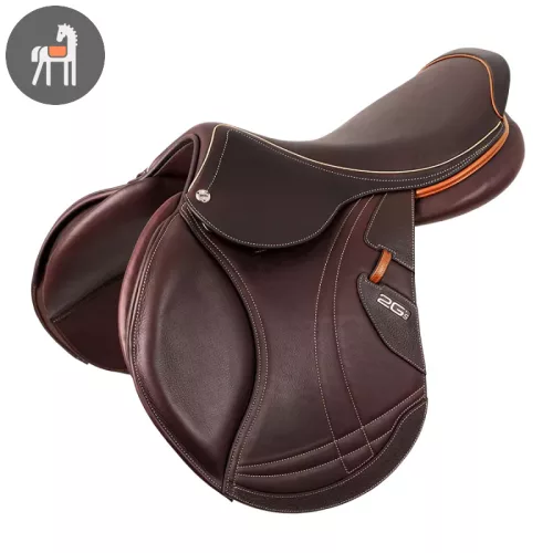 CWD 2Gs Mademoiselle, sötétbarna-narancssárga, nyereg
