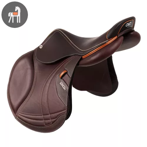CWD 2Gs Mademoiselle, sötétbarna-narancssárga, nyereg