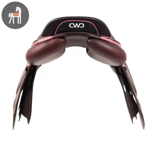 CWD 2Gs Mademoiselle, sötétbarna-pink, nyereg
