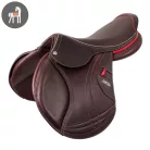 CWD 2Gs Mademoiselle, sötétbarna-piros, nyereg