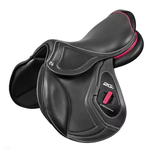 CWD 2Gs Kids, fekete-fuchsia, nyereg