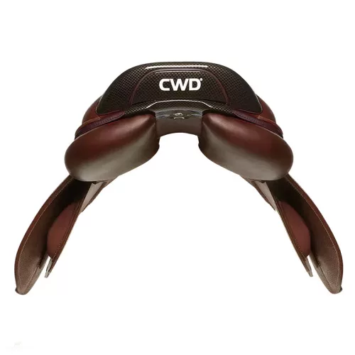 CWD 2Gs Kids, sötétbarna-burgundy, nyereg
