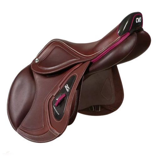 CWD 2Gs Kids, sötétbarna-lila, nyereg