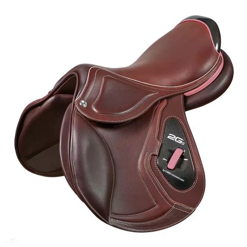 CWD 2Gs Kids, sötétbarna-pink, nyereg