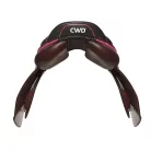 CWD 2Gs, sötétbarna-fuchsia, nyereg