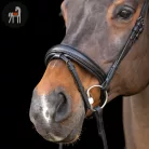 Imperial Riding Snaffle Kantár, fekete