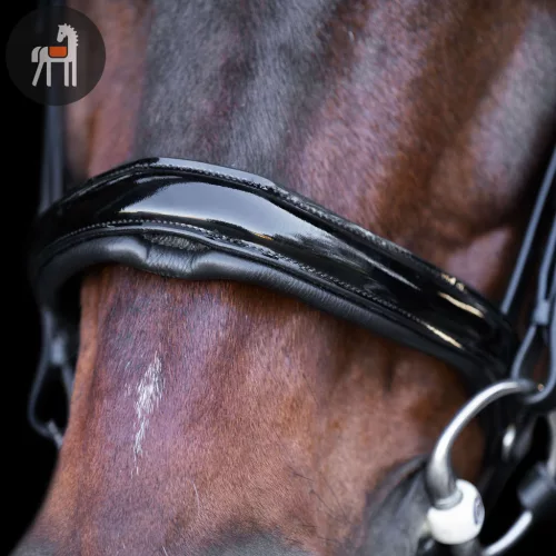 Imperial Riding Snaffle Kantár, fekete-crystal