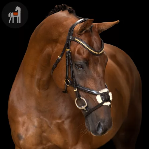Imperial Riding Mexikói Kantár, sötétbarna