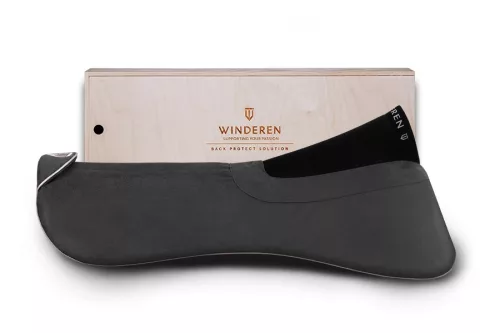 Winderen nyeregemelő Díjlovas Slim/Comfort, Charcoal/Rose Gold