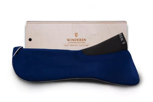 Winderen nyeregemelő Díjlovas Slim/Comfort, Dark Blue/Rose Gold