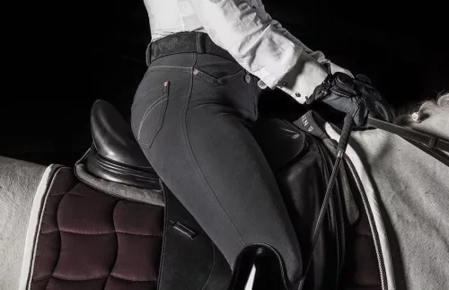 Winderen nyeregemelő, Díjlovas Slim/Comfort, Charcoal