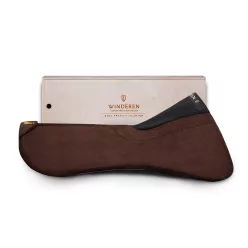 Winderen nyeregemelő, Díjlovas Slim/Comfort, Chocolate