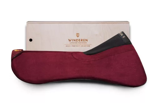 Winderen nyeregemelő, Díjlovas Slim/Comfort, Claret