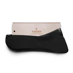 Winderen nyeregemelő, Díjlovas Slim/Comfort, Coal