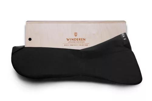 Winderen nyeregemelő, Díjlovas Slim/Comfort, Coal