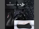 Winderen nyeregemelő, Díjlovas Slim/Comfort, Coal