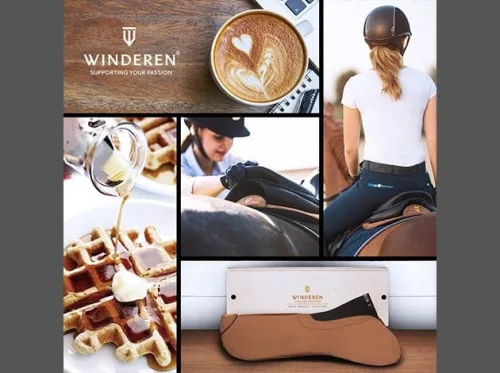 Winderen Ugró Nyeregemelő, Slim/Comfort, Caramel