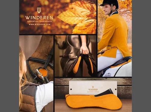 Winderen Ugró Nyeregemelő, Slim/Comfort, Terracotta