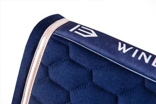 Winderen Díjlovas Nyeregalátét, Navy/Rose Gold