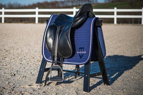 Winderen Díjlovas Nyeregalátét, Navy/Silver